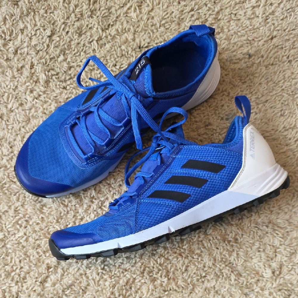 Adidas Terrex 215 Royal Blue Running Shoes Men's Size 8.5